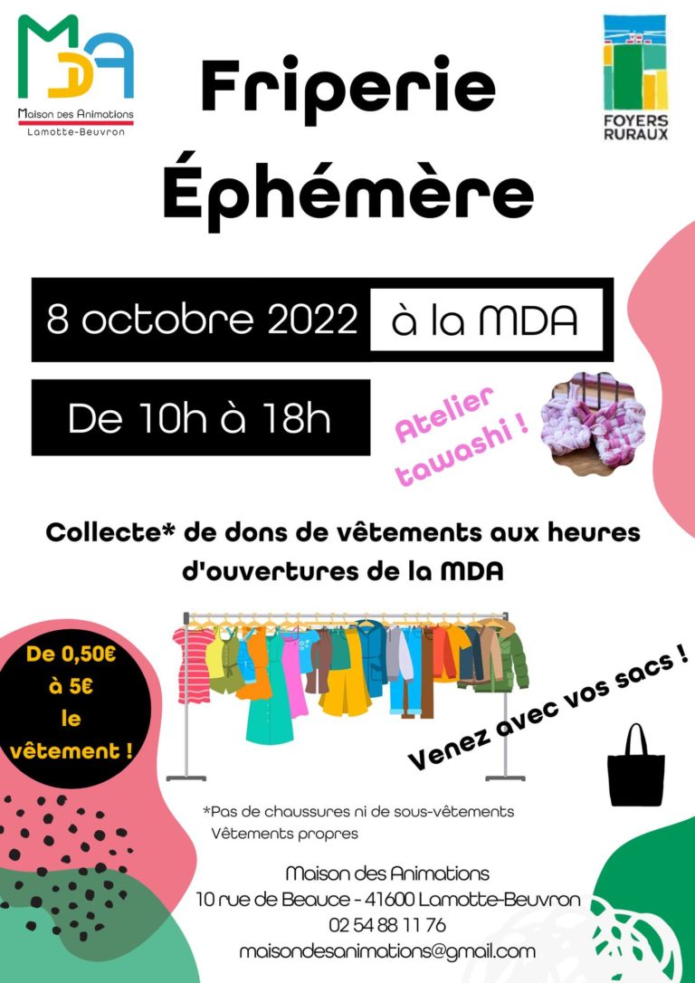 Maison des animations - 2022 - Friperie 8 Octobre 2022